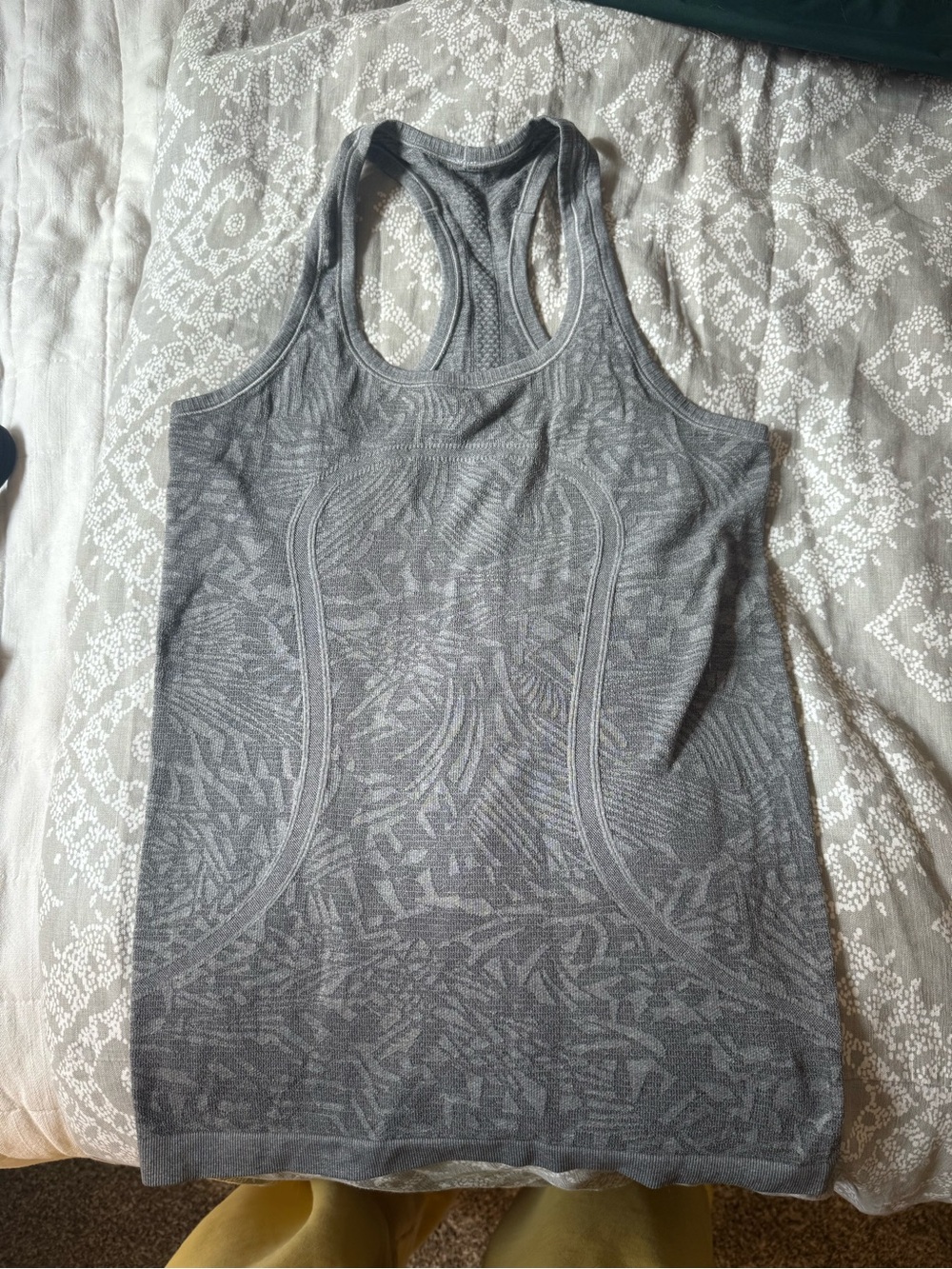 lululemon athletica Gray Swiftly Hip Length Racerback Tank